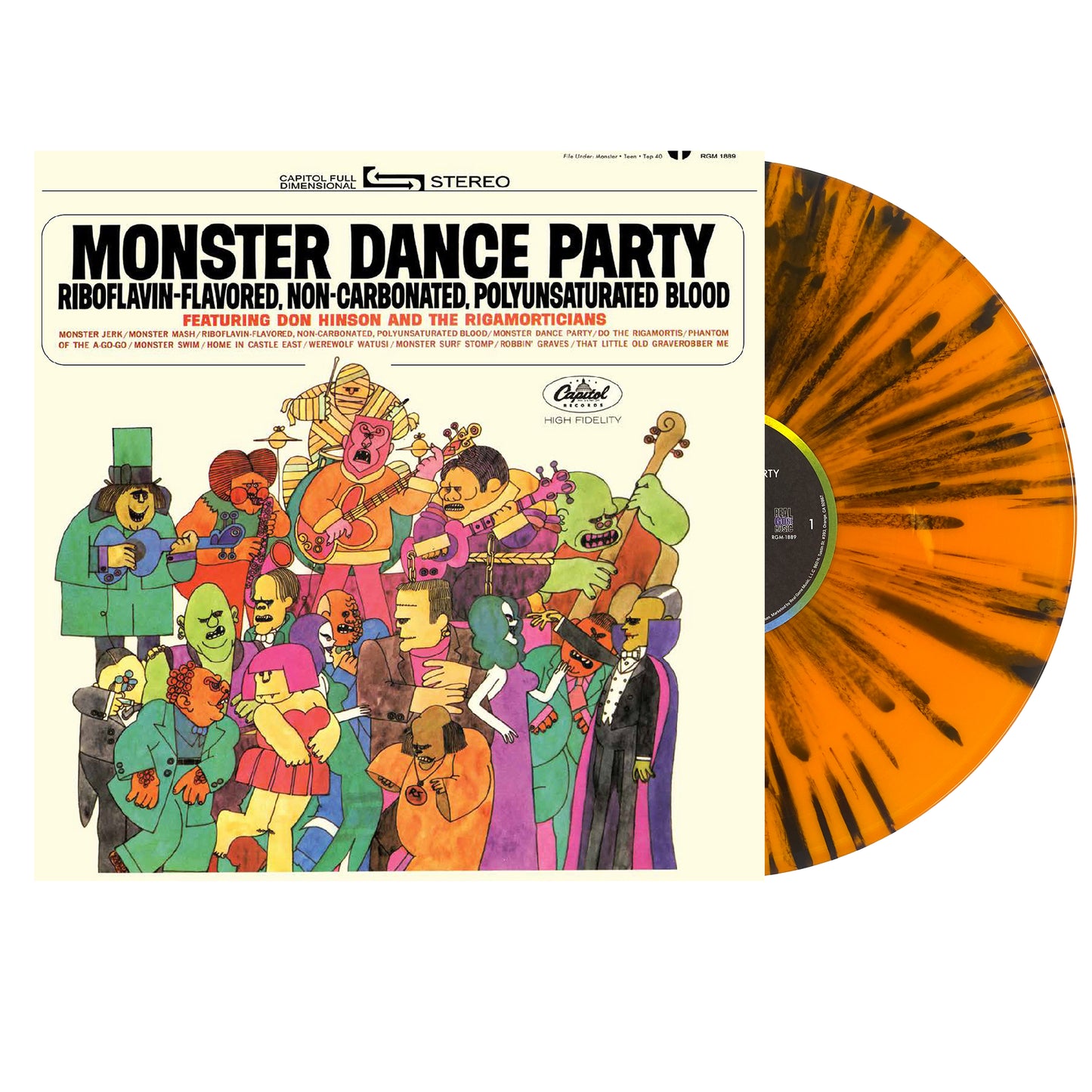 Don Hinson and The Rigamorticians Monster Dance Party Vinyl