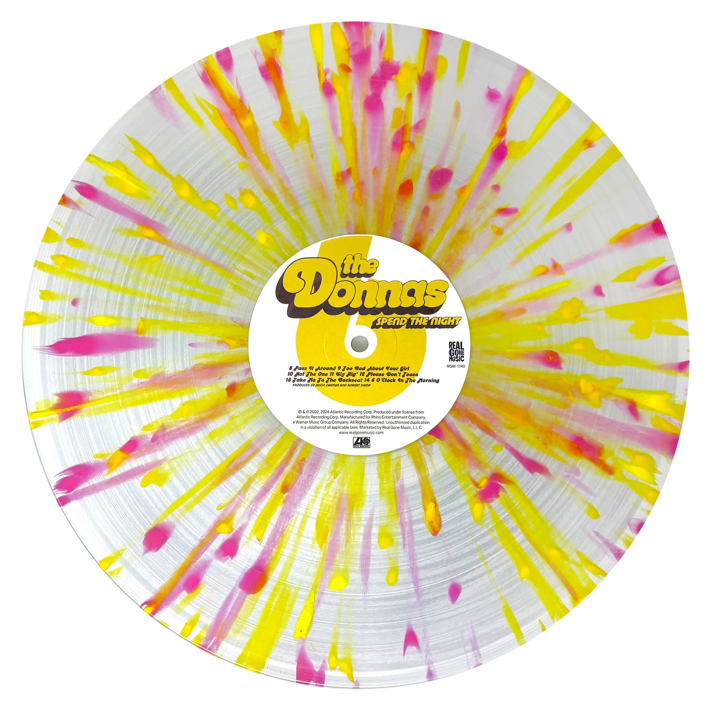 The Donnas Spend The Night Vinyl Splatter LP