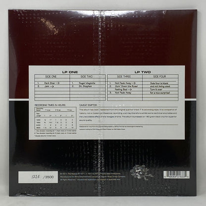 Grateful Dead Dick's Picks 02 (2-LP Set) Back Cover