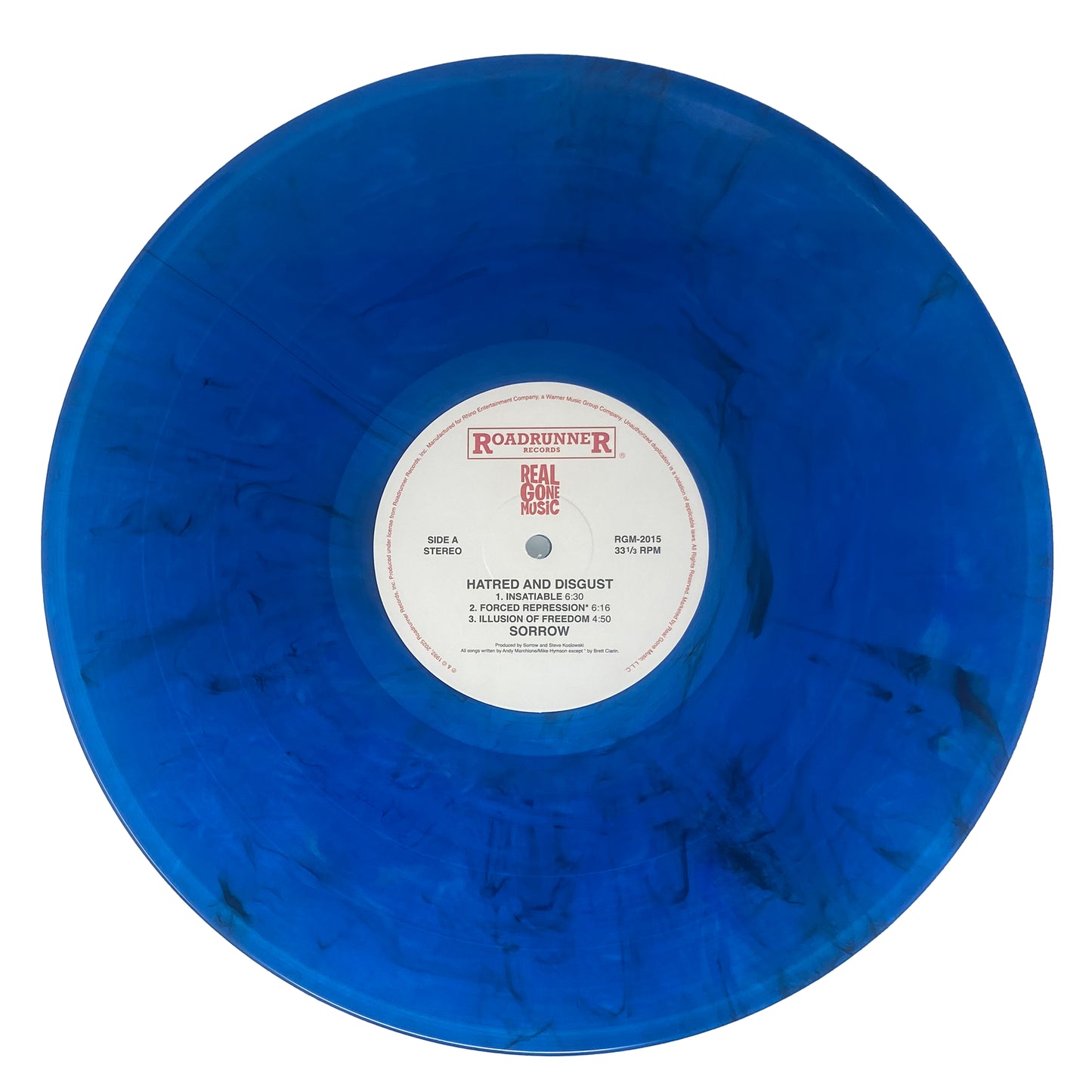 Sorrow Hatred and Disgust (Remastered) Vinyl Trash Metal LP Record
