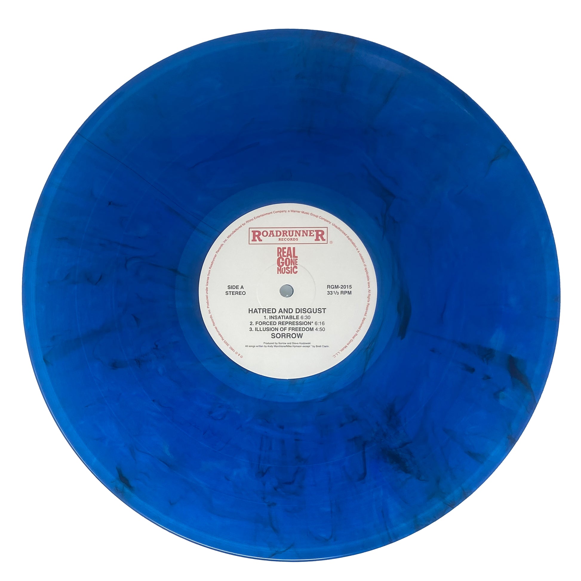 Sorrow Hatred and Disgust (Remastered) Vinyl Trash Metal LP Record
