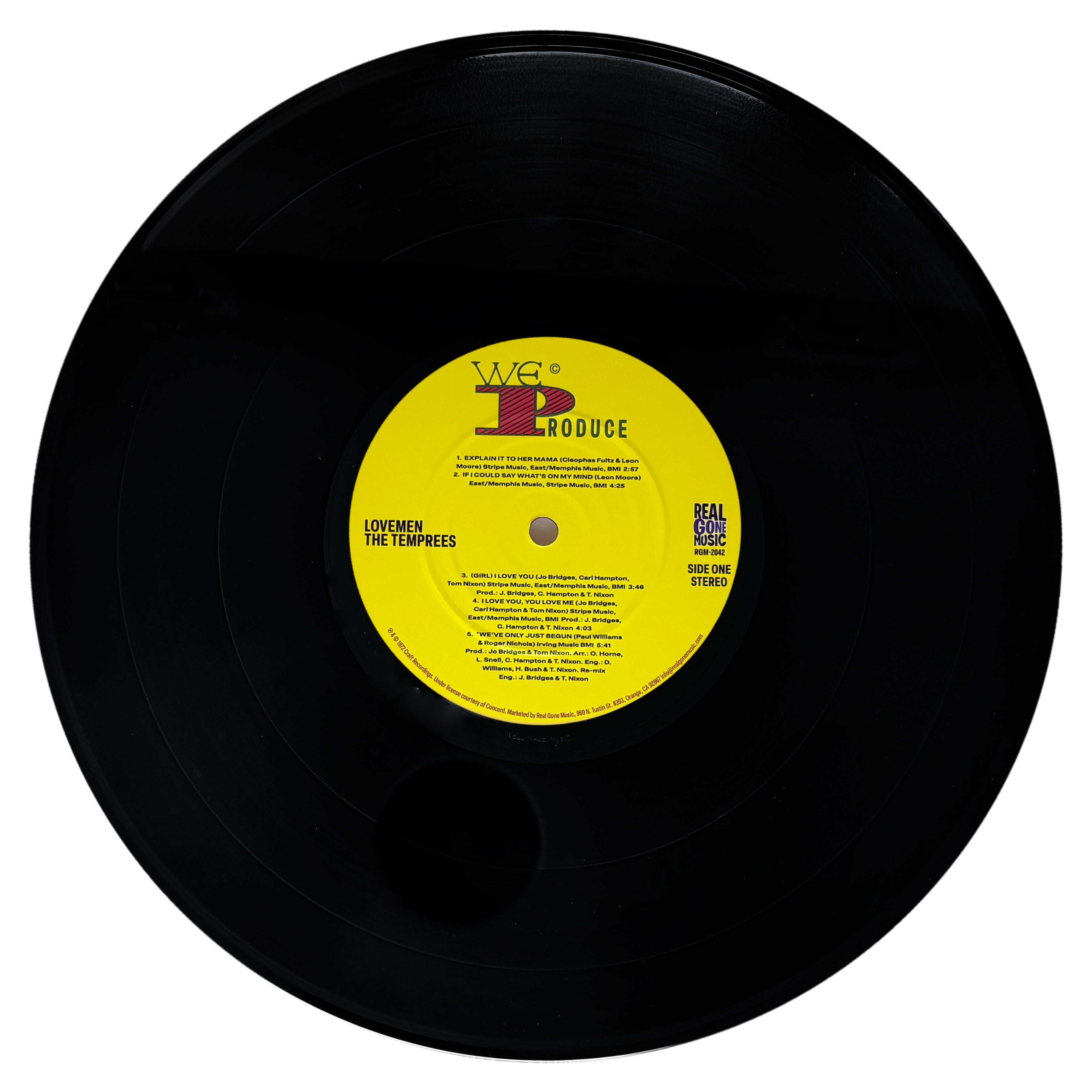 The Temprees Lovemen (All-Analog) Vinyl – Real Gone Music