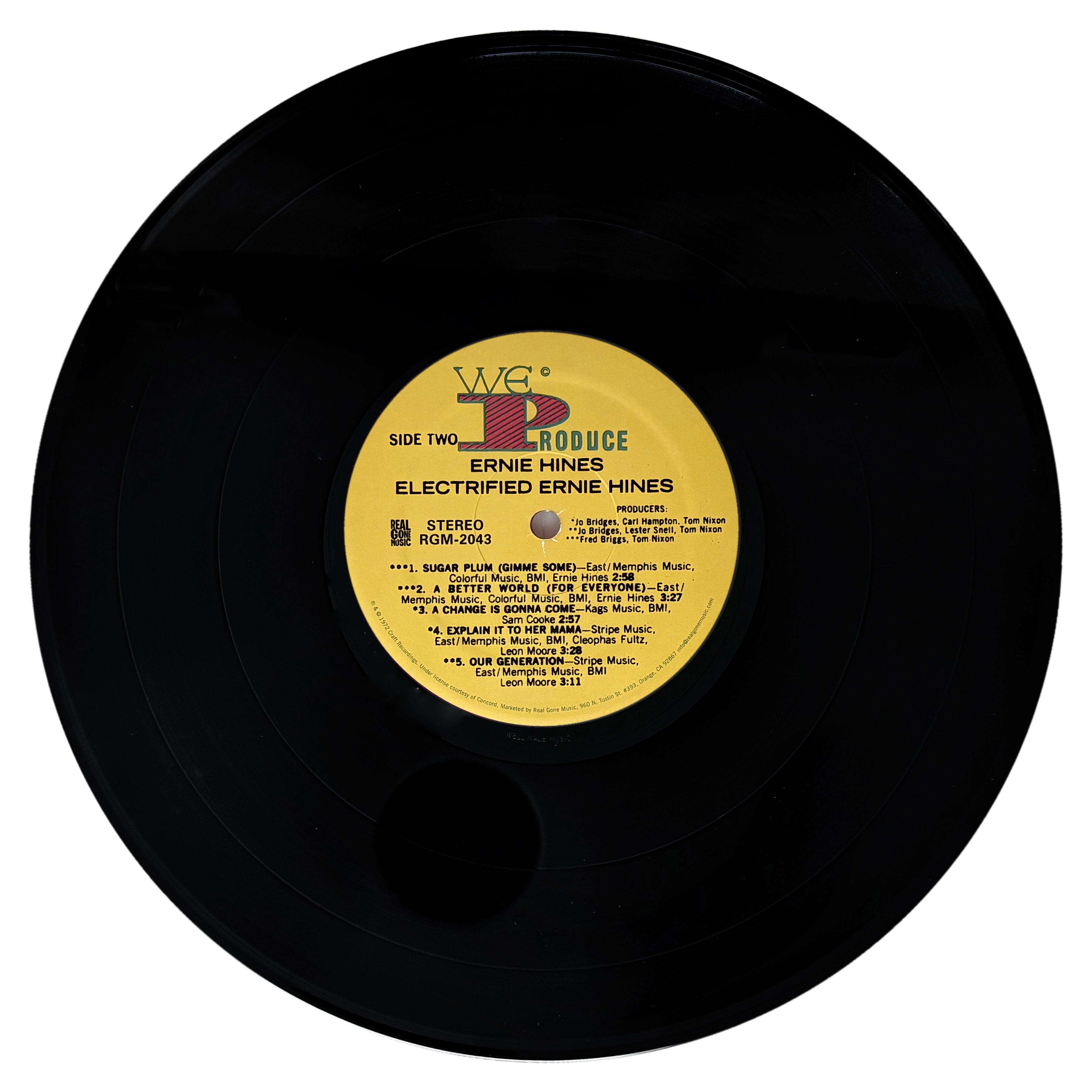 その他 LP Ernie Hines Electrified XPS1902 	WE PRODUCE /00260 Ernie Hines Electrified (All-Analog) Vinyl – Real Gone Music