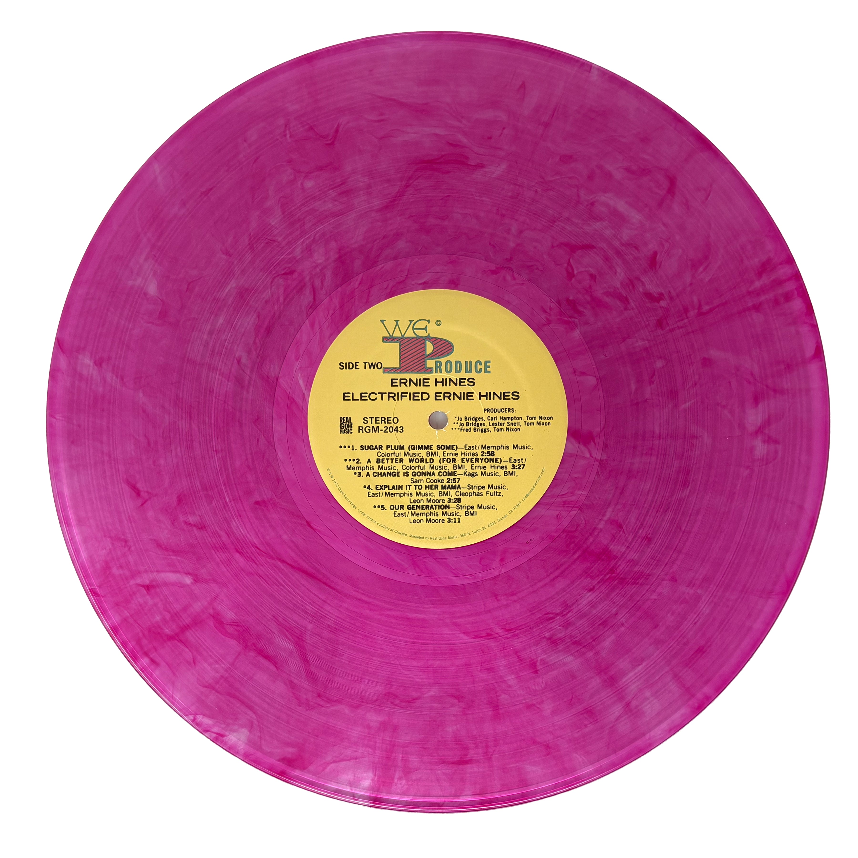 Ernie Hines / Electrified 1972 LPレコード Ernie Hines Electrified (All-Analog) Vinyl – Real Gone Music
