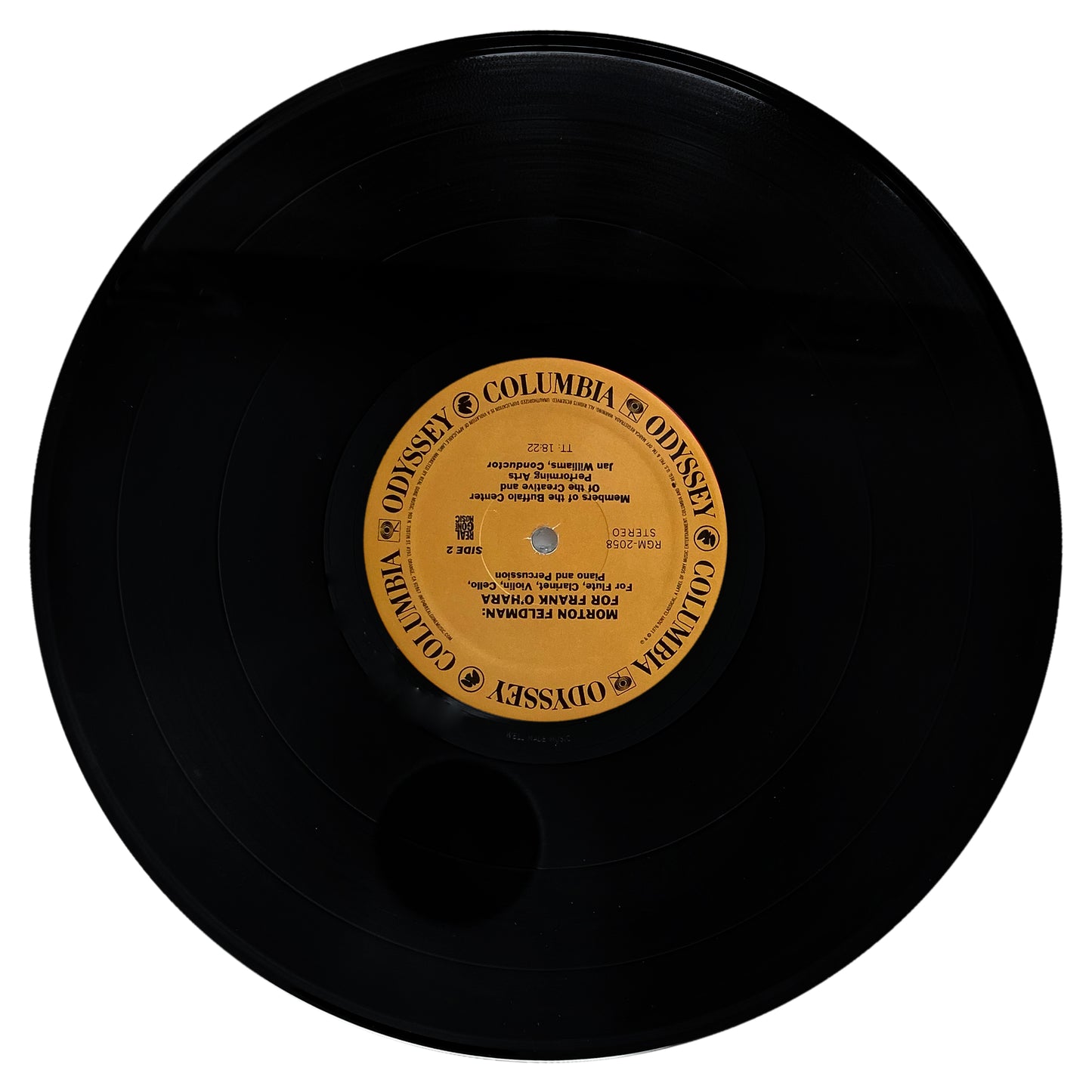 Morton Feldman Rothko Chapel/For Frank O'Hara Vinyl
