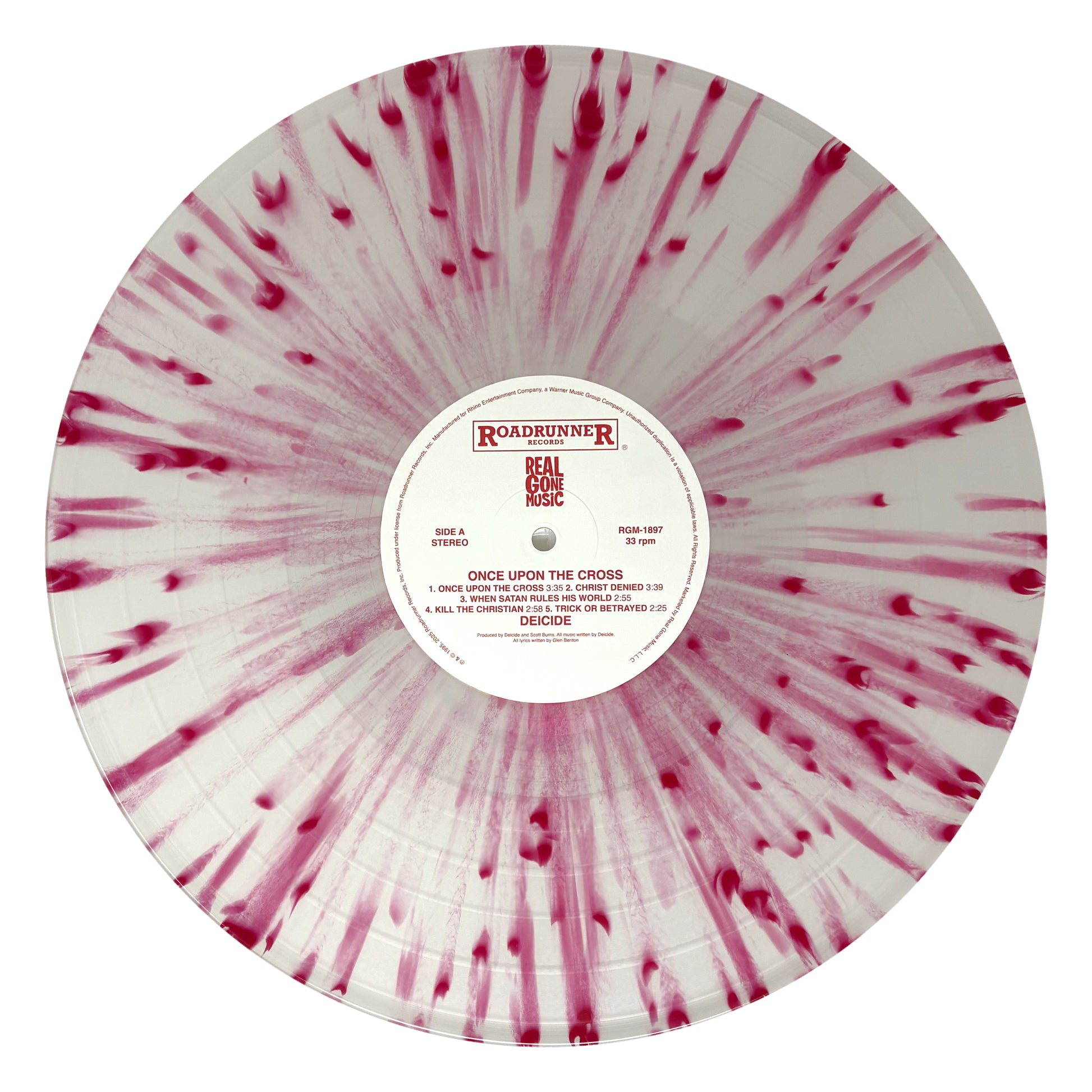 Deicide Once upon the Cross (Remastered) Splatter Vinyl