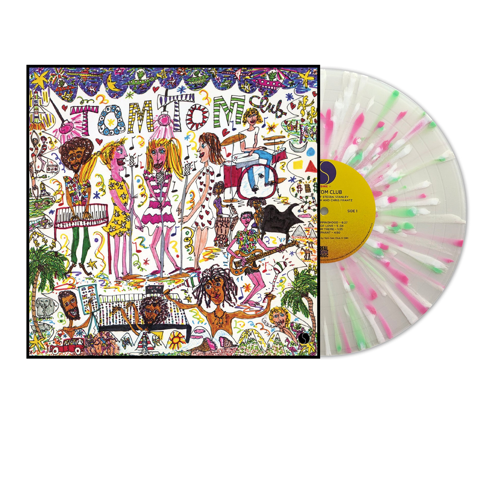 Tom Tom Club LP Splatter Vinyl