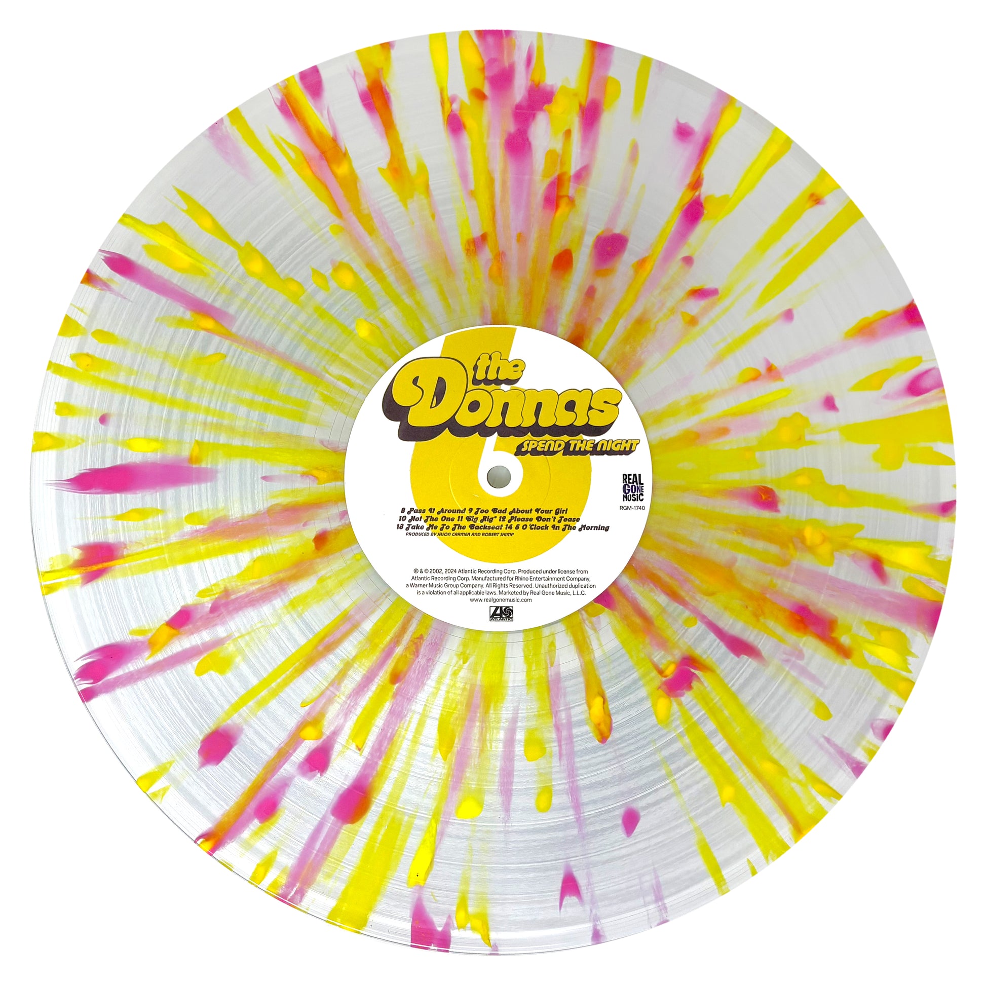 The Donnas Spend The Night Vinyl Splatter LP