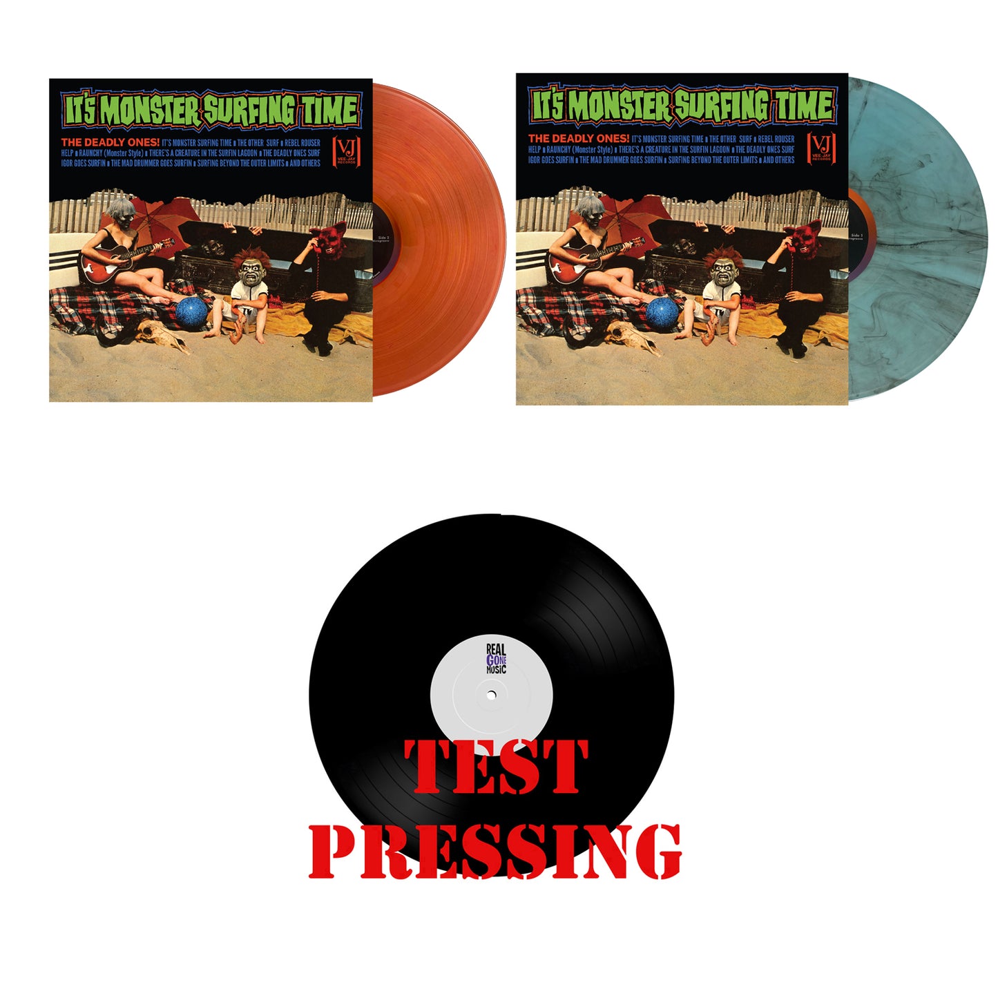 The Deadly Ones It's Monster Surfing Time (All-Analog) Vinyl